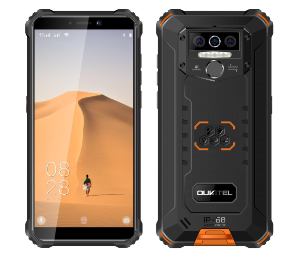 OUKITEL WP5 Pro 4/64GB 8000mAh pomarańczowy - 582465 - zdjęcie